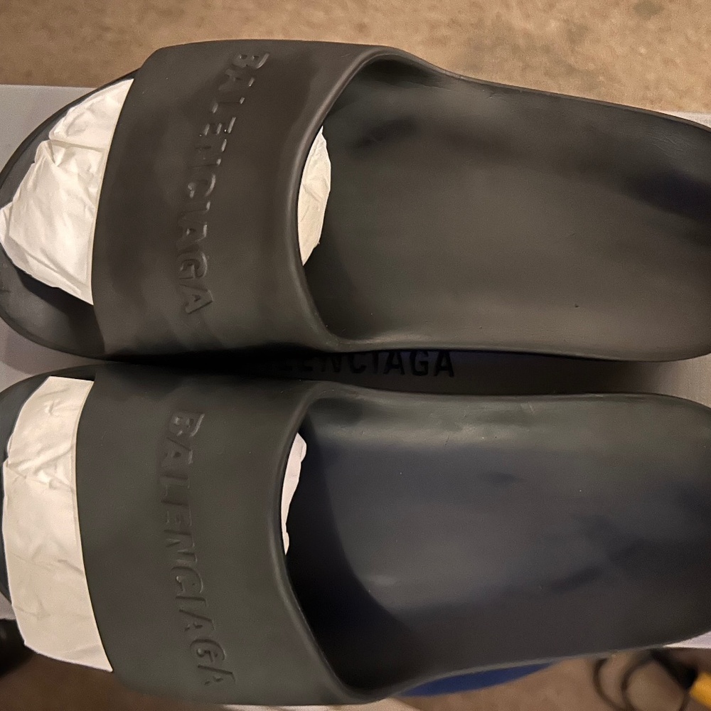 Balenciaga chunky slide black size 40